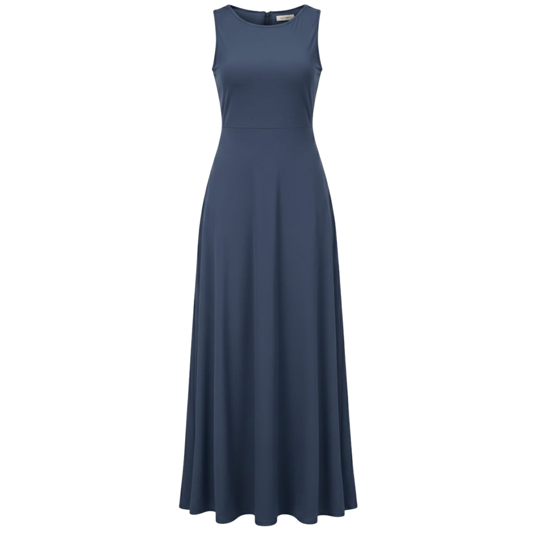 Casual Sleeveless Maxi Dress for Women - Elestira