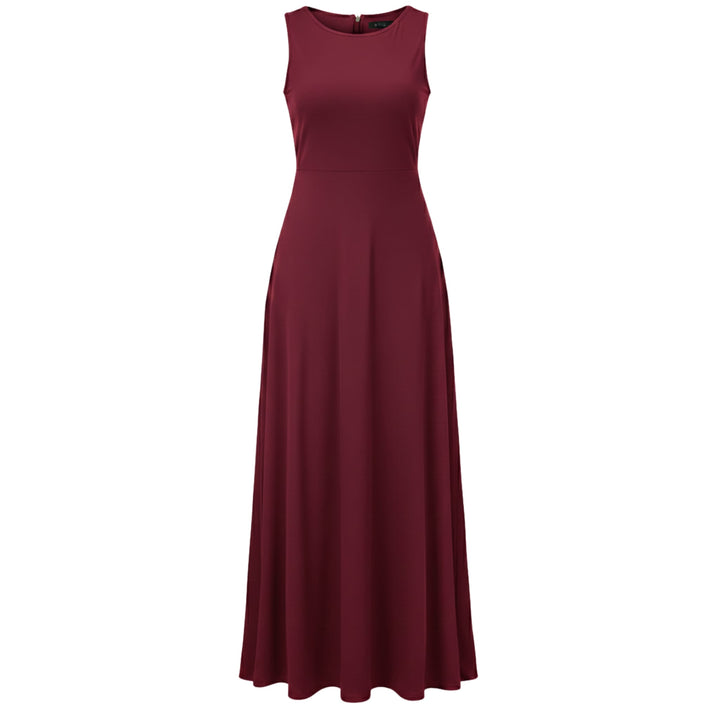 Casual Sleeveless Maxi Dress for Women - Elestira