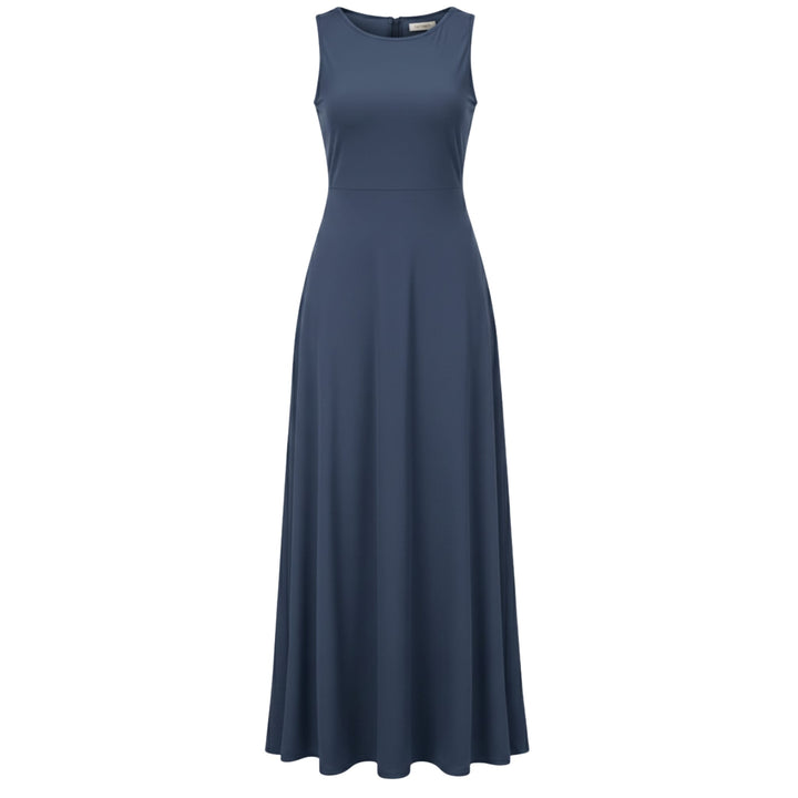 Casual Sleeveless Maxi Dress for Women - Elestira