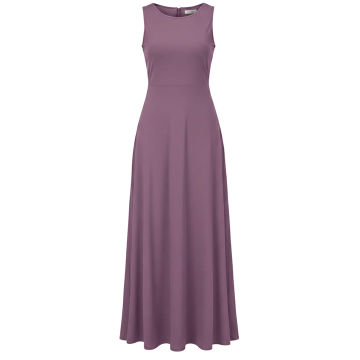 Casual Sleeveless Maxi Dress for Women - Elestira
