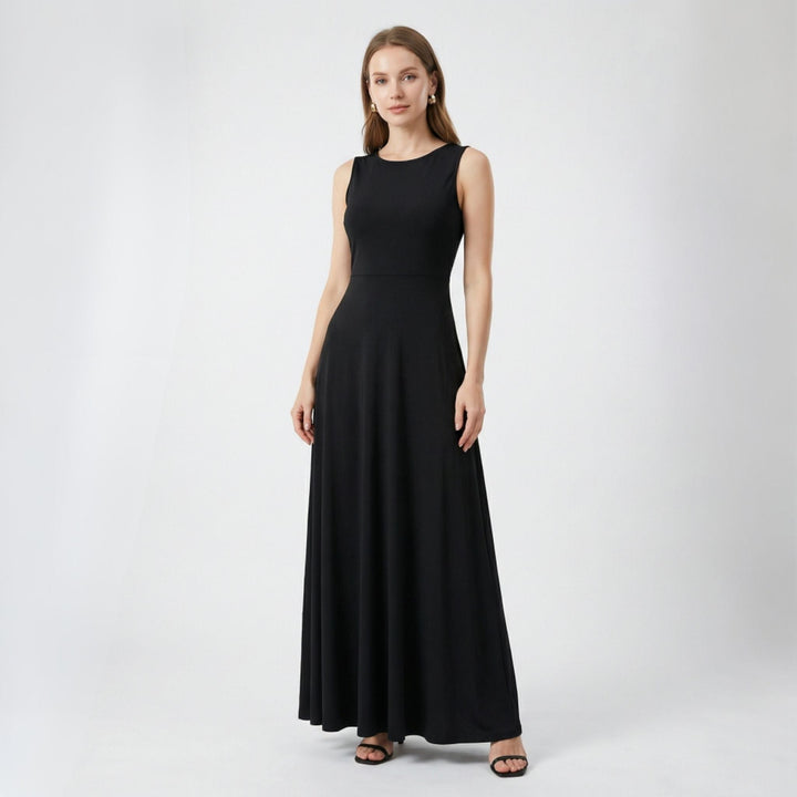 Casual Sleeveless Maxi Dress for Women - Elestira