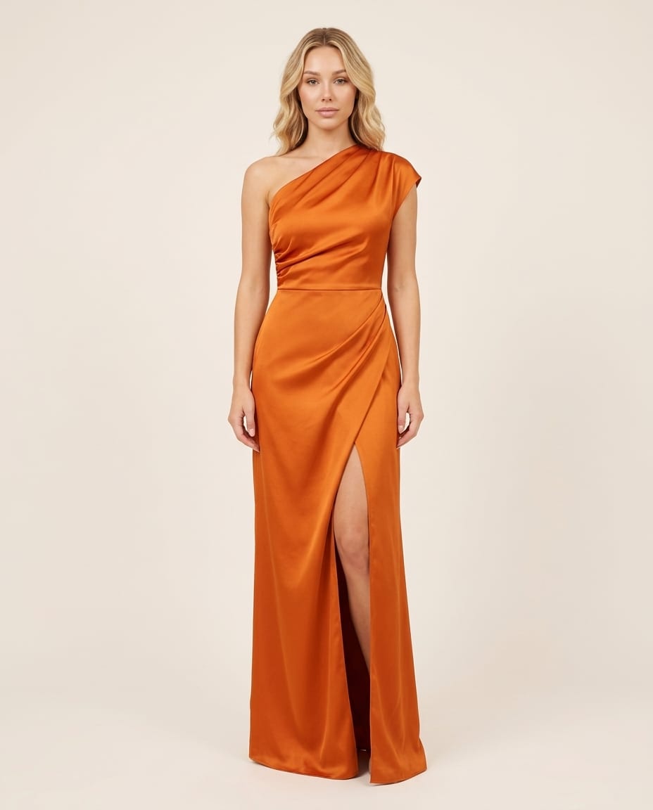 Chic One - Shoulder Maxi Dress - Elestira