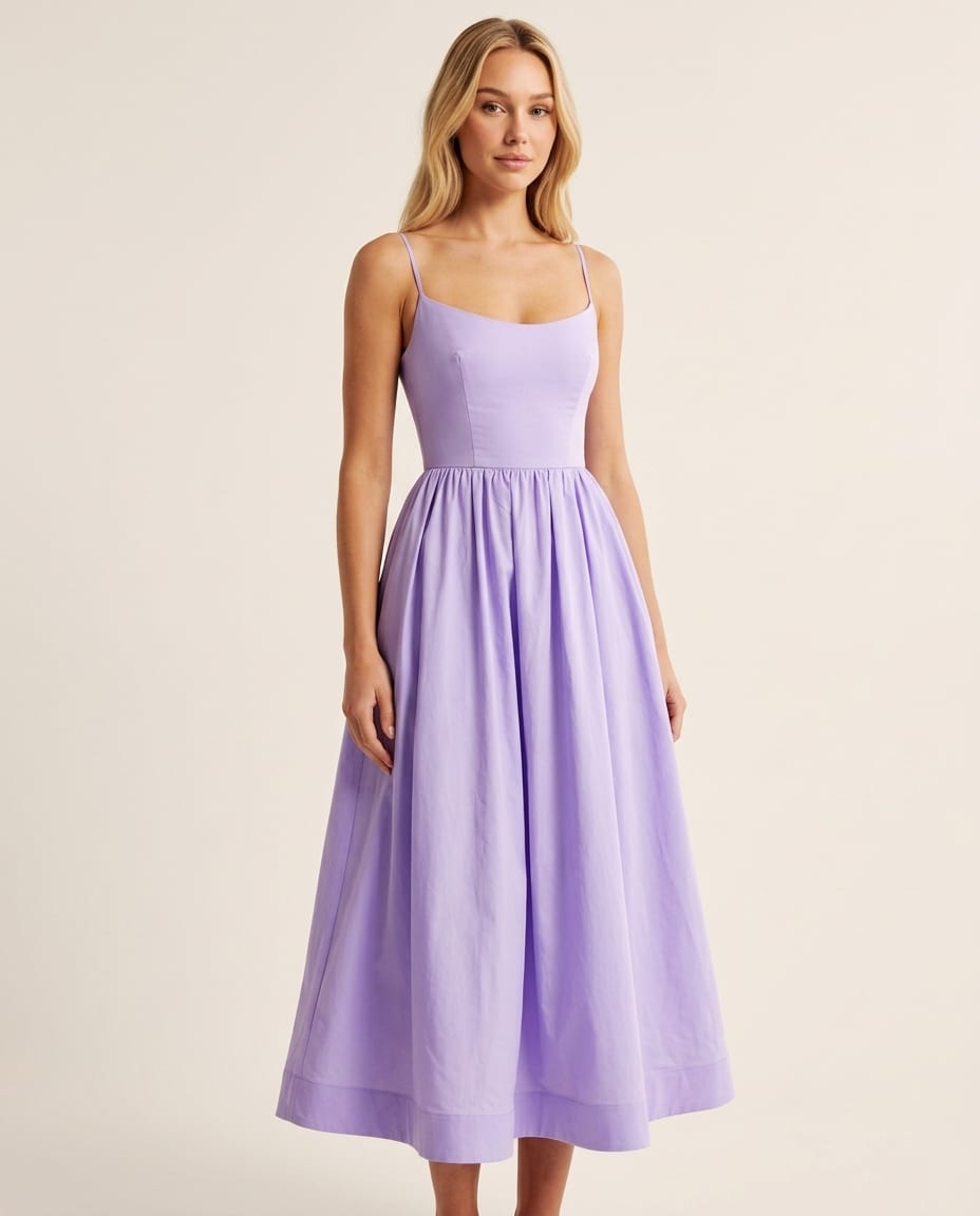 Chic Sleeveless Summer Midi Dress - Elestira