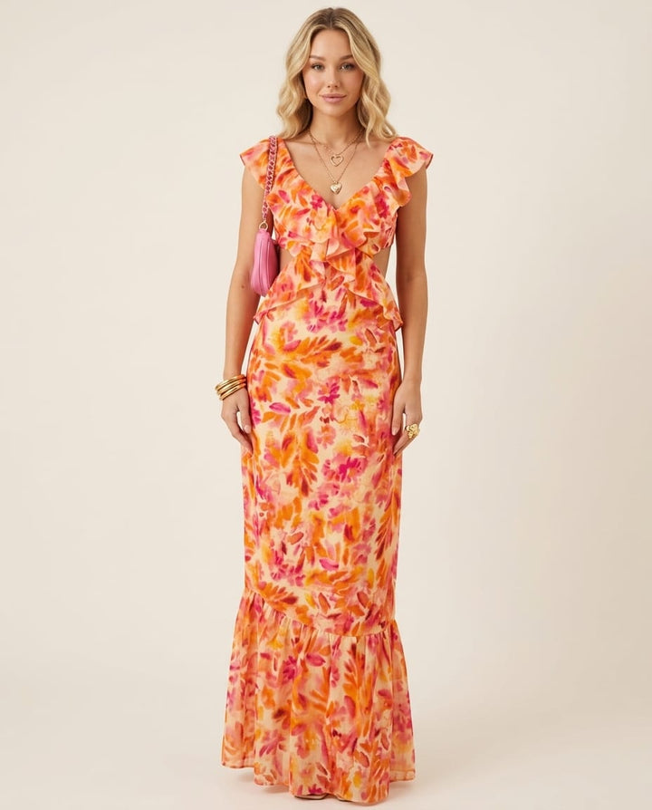 Chic Summer Sleeveless Maxi Dress - Elestira