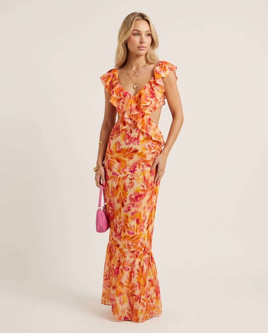 Chic Summer Sleeveless Maxi Dress - Elestira