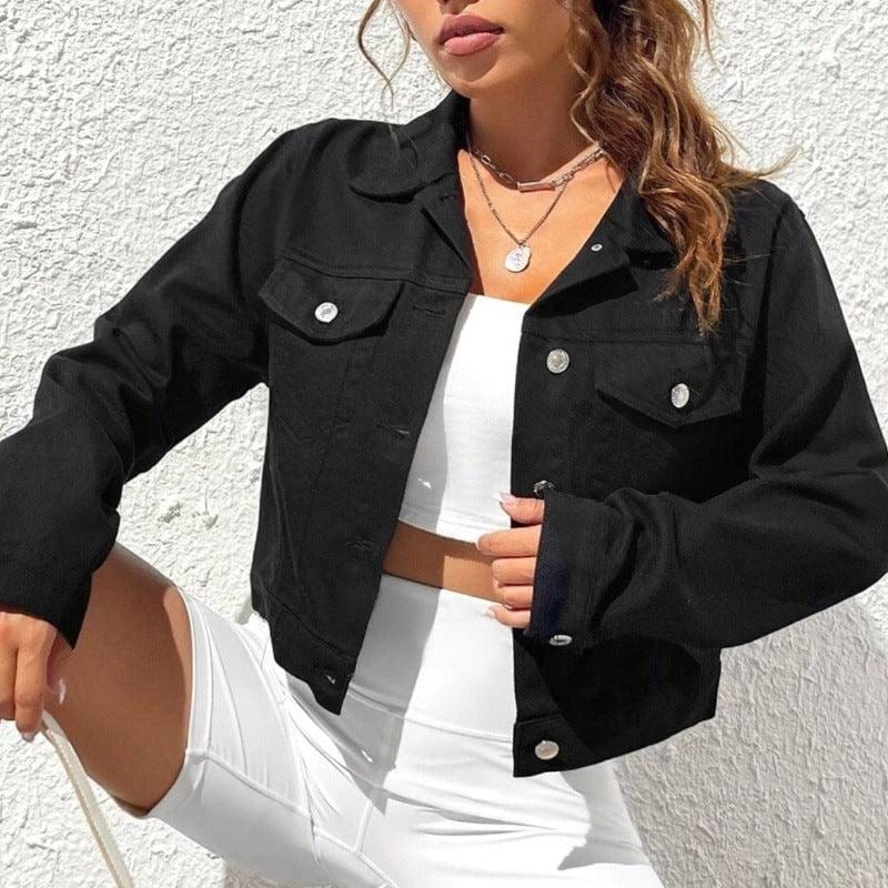 Cropped Elegant Women&