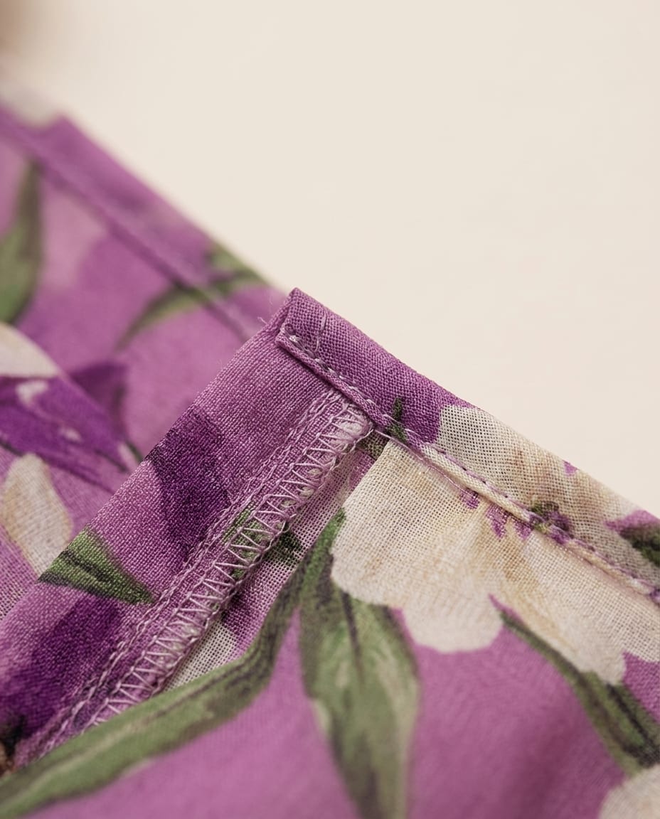 Floral Maxi Dress with Flowy Design - Elestira
