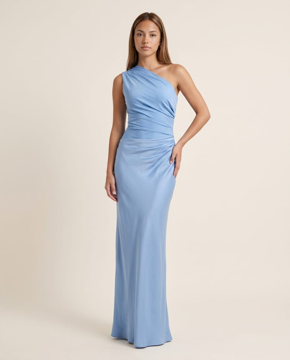 One Shoulder Formal Maxi Dress - Elestira