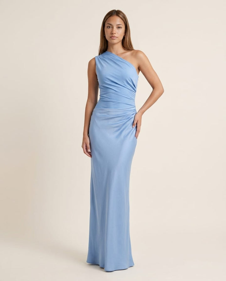 One Shoulder Formal Maxi Dress - Elestira