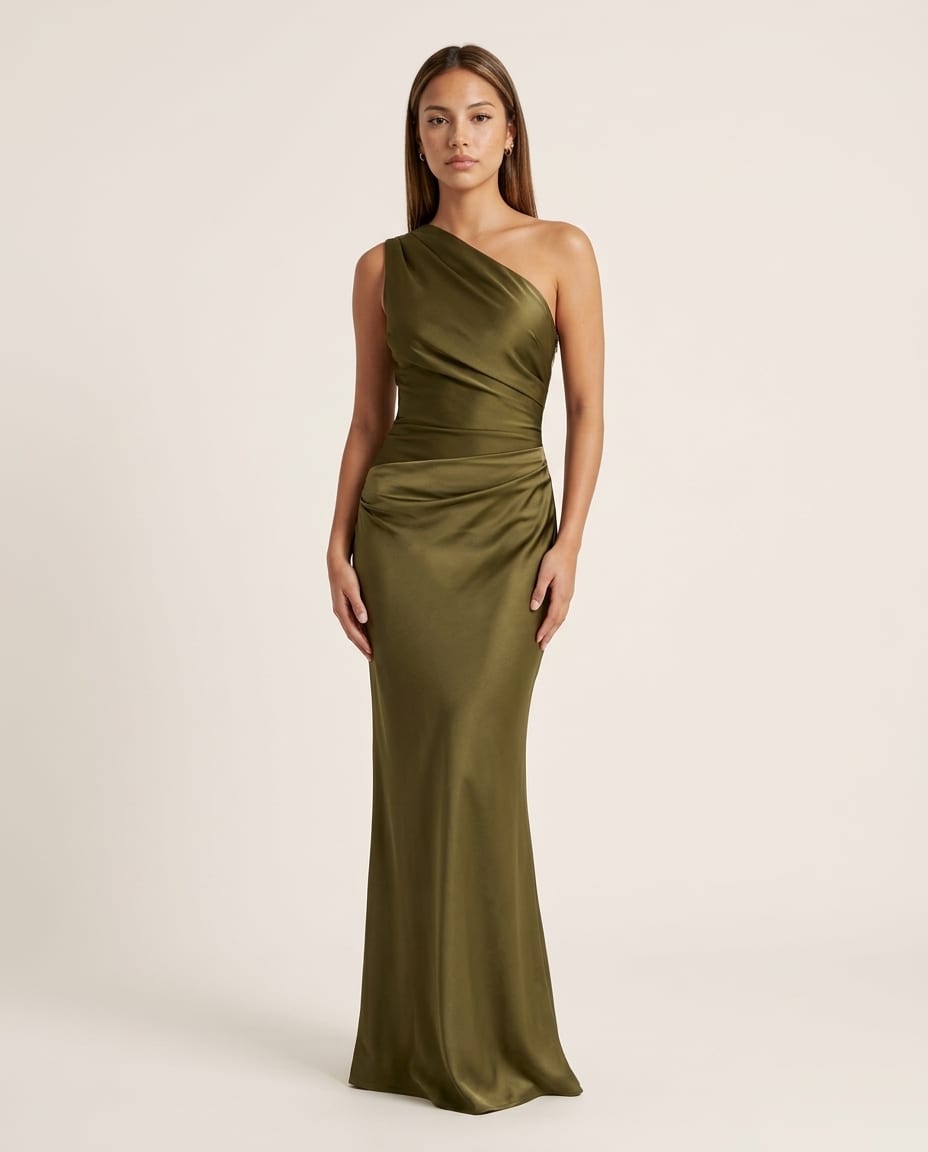 One Shoulder Formal Maxi Dress - Elestira