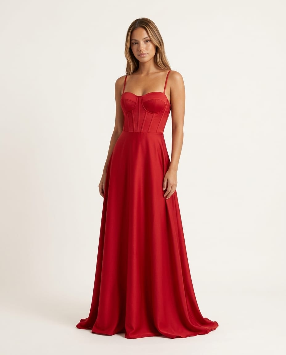 Sleek Sleeveless Maxi Dress with straps - Elestira